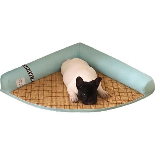 Summer Cooling Mats Indoor Corner Protection Mat Pet Mat Breathable Pet Dog Cat Sleeping Mat Bamboo Fiber Cat Bed New for Dog