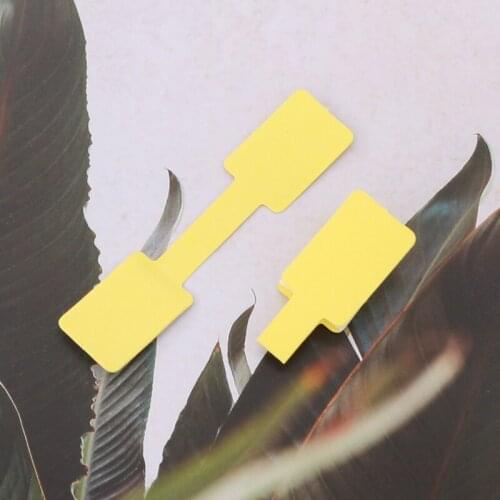 New 100pcs/lot Three Colors Blank Square Head Paper Labels Rings Sticker Fashion Jewelry Display Bracelets Price Tags Sticker