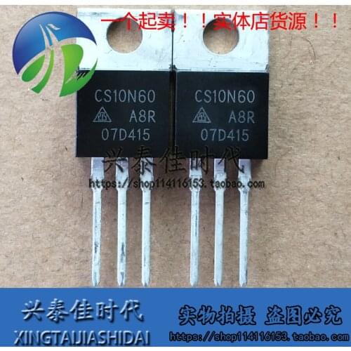 Original new 5pcs/ CS10N60 CS10N60A8R TO220