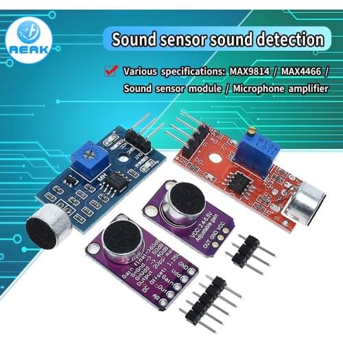 Selling Sound sensor module sound control sensor MAX4466 MAX9814switch detection whistle switch microphone amplifier For Arduino