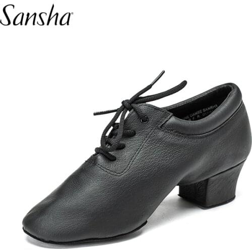 Sansha Women Girls Ballroom Latin Dancing Shoes Character Shoes Heel Height 4CM BR161952L