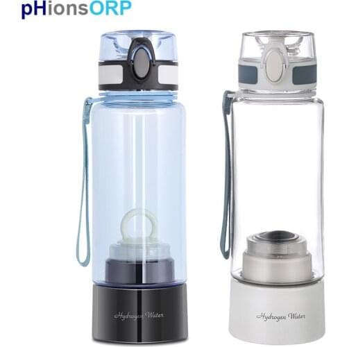 SPE Hydrogen Water Ionizer H2 CUP 3000ppb PURE Molecular Hydrogen Bottle Water Generator 3min/10min/Self-clean Mode 3000mAh