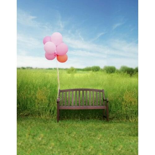 5x7ft Lawn Chair Balloon Photography Backdrops Photo Props Studio Background
