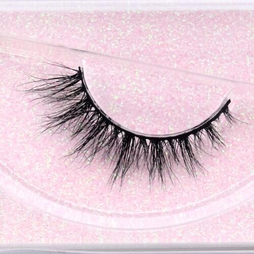 Visofree 14mm Eyelashes Mink Lashes 3D Natural Short Mink Eyelashes Cruelty-free Handmade False Eyelashes Makeup Mink Lashes G12