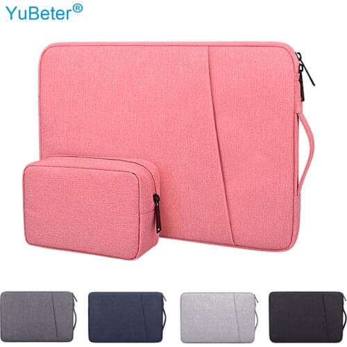 YuBeter Waterproof Laptop Sleeve Bag 13.3 14.1 15.6 Inch Notebook Pouch For MacBook Air Pro Dell HP Women Men Handbag Briefcase