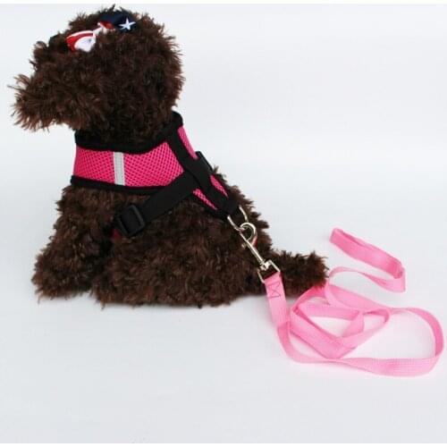 Breathable Cat Harness And Leash Escape Proof Pet Clothes Kitten Puppy Dogs Vest Adjustable Easy Control Reflective Cat Harness