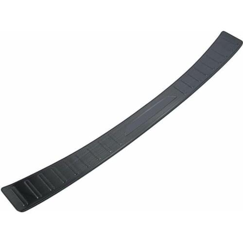 For BMW X2 F39 2017-2020 Black Steel Outer Rear Bumper Protector Plate Cover 1pc