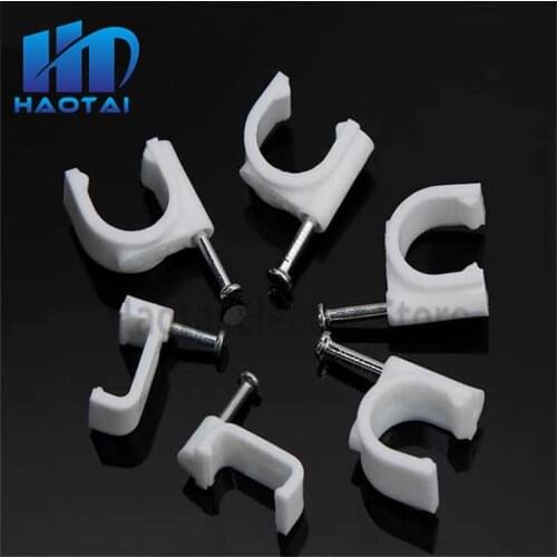 100 pieces/batch round 4mm 6mm 8mm 10mm bag pin-line plastic clamping wire plastic clamping wire clasp