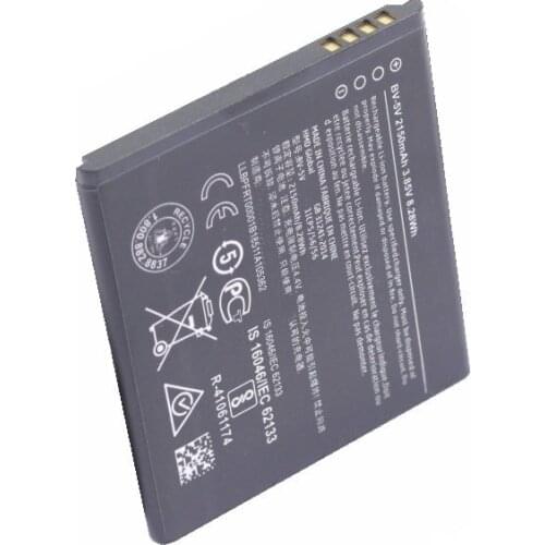 1x 2125mAh 0 Cycle 100% New BV-5V BV 5V Mobile Phone Batteries For Nokia 1 TA-1047 BV5V High Quality Battery