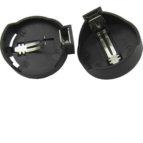1x 5x 10x Black CR2025 CR2032 3V Button Coin Cell Battery Socket Holder Case Wholesale