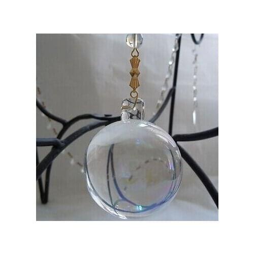 30pcs/lot , 20mm CRYSTAL GLASS CHANDELIER SMOOTH BALL CRYSTAL HANGING BALL X'MAS WEDDING PENDANT