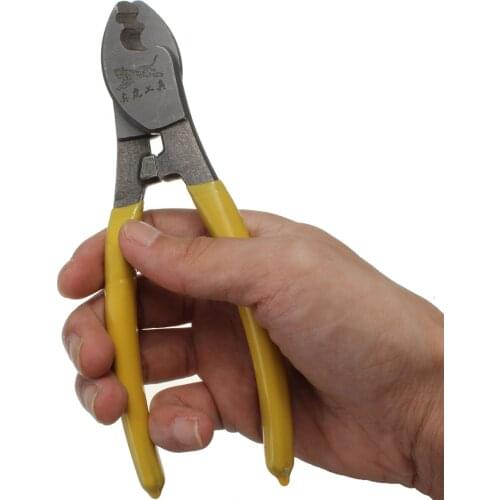 6 Inch Cable Cutter Pliers Electric Wire Stripper Plastic Handle Cutting Plier Tool Kit Multifunctional Hand Tools