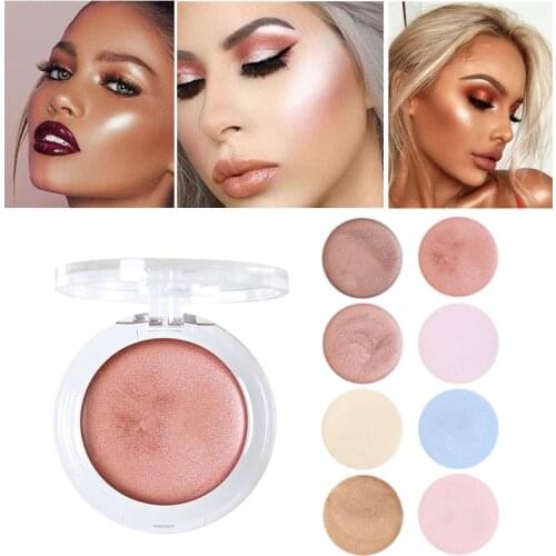 8 Colors Makeup Highlight Brighten Powder Shimmer Face Foundation Cosmetics Contour Long Lasting High Light Shadows TSLM2