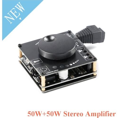 50W+50W Mini Bluetooth 5.0 Digital Stereo Amplifier 50WX2 40W Speaker Audio Power Board Module AMP AUX APP XY-AP50L 50W*2