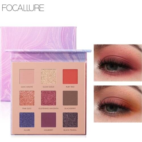 FOCALLURE Wholesale Eyeshadow Palette Waterproof Matte Glitter Eye shadow High Quality Professional Makeup For Women Cosmetics