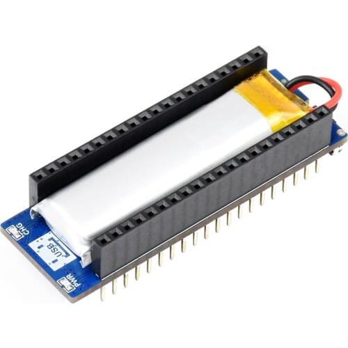 5V I2C Uninterruptible Power Supply UPS Module Breakout Shield HAT for RPI Raspberry Pi Pico Board Accessories ,Stackable Design