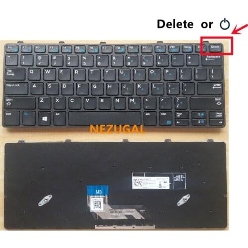 US keyboard For Dell Latitude 3180 3189 3380 0343nn 05XVF4 Laptop keyboard replacement
