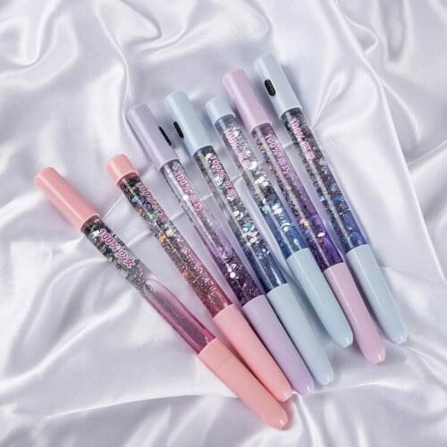 South Korea Beautiful Girl Quicksand Pen 0.5mm Kids Japanese Gel Pens Kawaii School Supplies Stationary