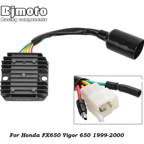 BJMOTO Motorcycle Voltage Regulator Rectifier For Honda FX650 Vigor 650 1999-2000 31600-MAK-000