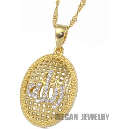 Muslim Allah fashion pendant & necklace for women & men, charm Islam Gift & Jewelry