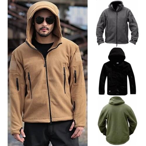 Men Side Seam Pocket Straight Hem Hooded Coat Spring Autumn Solid Collarless Overcoat Youth Zipper Thick Jacket Outwear