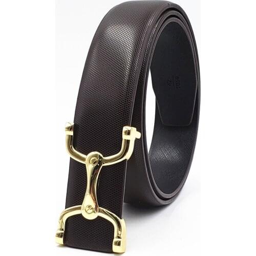 Designer Belts High Quality Genuine Leather Fashion Belt Men Luxury Brand Cowskin Casual Waist Strap Male Ceinture Homme