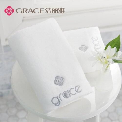 Soft White Cotton Thick Bath Face Towel Cotton 80*36cm Hotel Bath Towel Washcloths Hand Towels