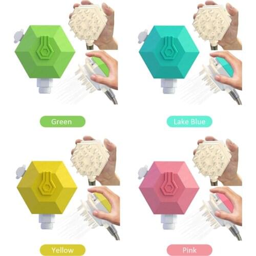 Pet Shower Nozzle Handheld Dog Grooming Comb Sprayer Brush Hose Attachment Dog Bathing Tool