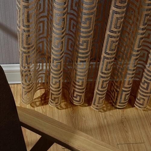 New Arrival Chinese Luxury Curtains Sheer For The Living Room Bedroom Tulle Window kitchen Lace Quality Blinds