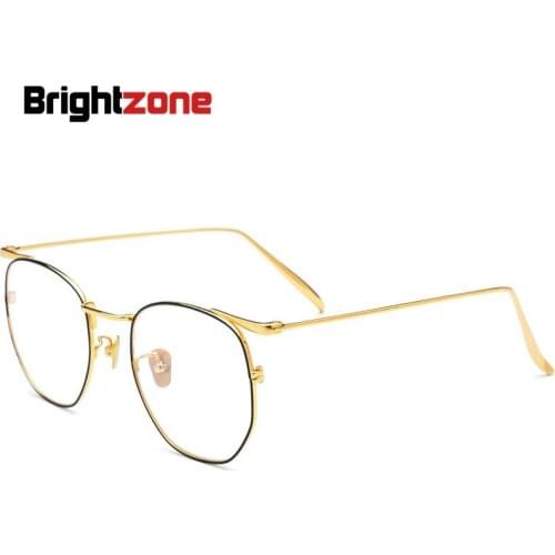 Brightzone 2019 Fashion Myopic Eye Brands Frame Men Women Pure Titanium Optical Ladies Glasses Prescription For Eyeglasses Rims