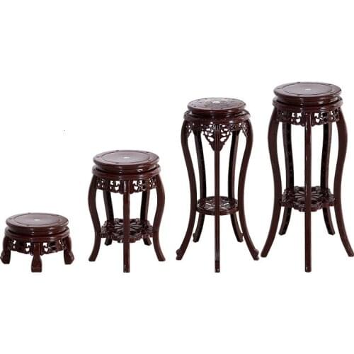 Single Fake Something Antique A Living Room Balcony Indoor Ground Storage Shelves Green Luo Fish Tank Flowerpot Frame