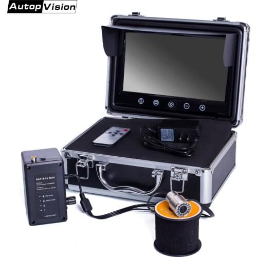 WF39 Underwater Fish Finder Professional Fishing Video Camera 50M 30M 15M Cable Length with Carry Case - Fun to See Fish Biting