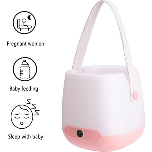 Portable LED Home Night Light Table Lamp 3*AAA Battery Power Switch Outdoor Hand Rope Camping Emergency Light