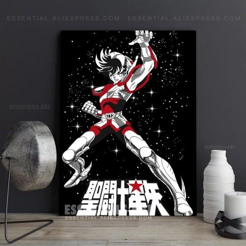 Pegasus Seiya Anime Poster Canvas Wall Art Painting Decor Pictures Bedroom Study Living Room Home Decoration Prints