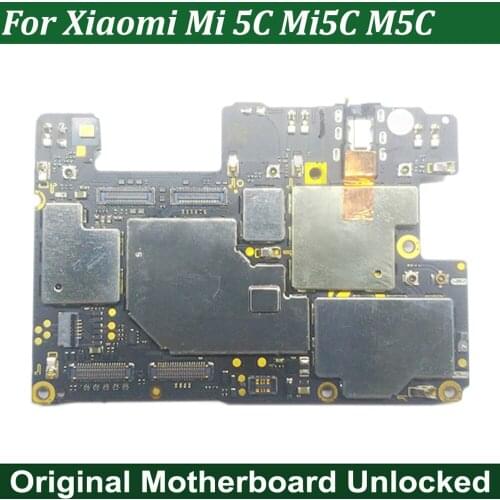 Tested New Original Work Unlock Motherboard Flex Circuits Cable For Xiaomi Mi 5C Mi5C M5C 3GB+64GB Electronic Panel