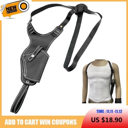 Tactical Concealed Gun Carry Holster Military Genuine Leather Underarm Shoulder Holster For Universal Gun Glock 17 Beretta Gun