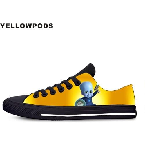 Flats Classic Canvas Shoes Megamind Movie Hot Cool Women Woman Black Flats 3D Print Casual Fashion Shoes