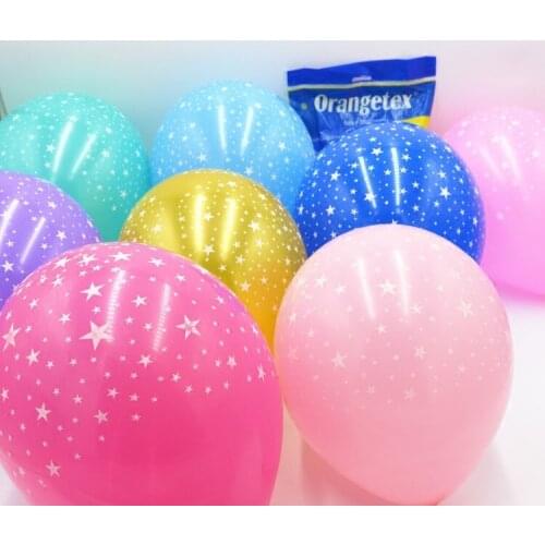 Star balloons Happy Birthday Party Supplies Kids toys Baby shower Theme party Decoration 10 inch 50pcs/lot