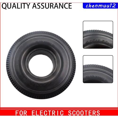 4.10/3.50-4 Wave Pattern Solid Explosion-proof Tires for Scooters Electric Bicycles Electric Scooters Warehouse Vehicles