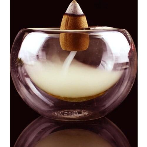 40pcs/pack Hot Selling Bullet Sandalwood Incense Smoke Backflow Hollow Cones Tower Incense