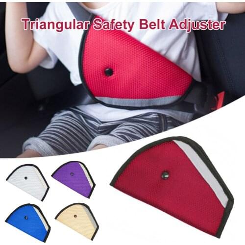 Car Seatbelt Adjuster Triangular Safety Belt Shoulder Neck Adjuster Cover Universal Seat Belt Cover Positioner for Kids&Adults
