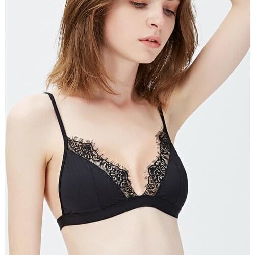 New Arrivals Sexy Women Lace Bralette Thin Soft Cup Seamless Ladies Bras Comfortable Back Closure Femme Underwear Lingerie