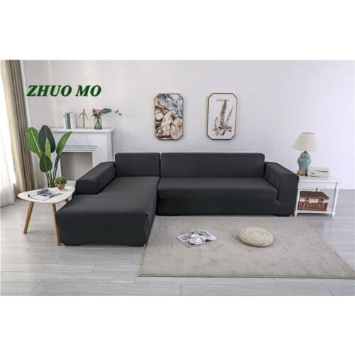 ZHUO MO Solid Color Sofa Cover All-inclusive high elasticity Tight Wrap Elastic Sofa Cover for home decoration capa de sofa