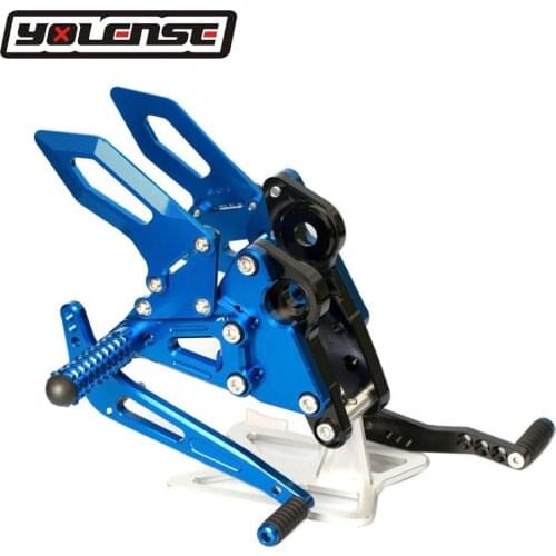 For YAMAHA MT-09 MT09 MT 09 FZ-09 FZ 09 2014-2017 Motorcycle Accessories CNC Footrest Rear Sets Adjustable Rearset Foot Pegs