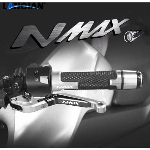 For Yamaha NMAX 125 155 Motorcycle Accessories Brake Clutch Levers Handlebar Hand Grips Ends NMAX125 NMAX155 2015 2016 2017
