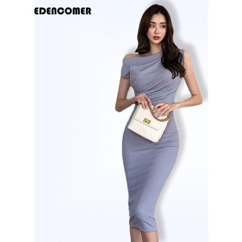 Модные платья-футляры EDENCOMER China At AliExpress