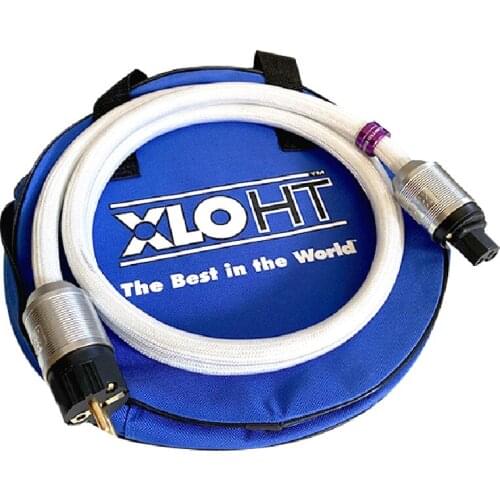 HiFi XLO Aluminum Alloy Unlimited Audio Power Cable IEC Connector 15A US / EU Plug Version