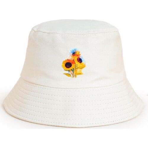 LDSLYJR Cotton flower Bucket Hat Fisherman Hat outdoor travel hat Sun Cap Hats for Men and Women 462