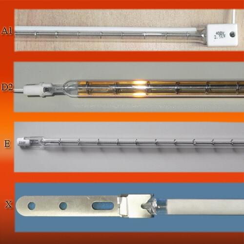 China infra red heat lamp for drying powder paint supplier