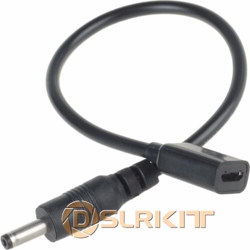 Micro USB Female Socket to DC Male Plug DC Power Adapter Cable Cord